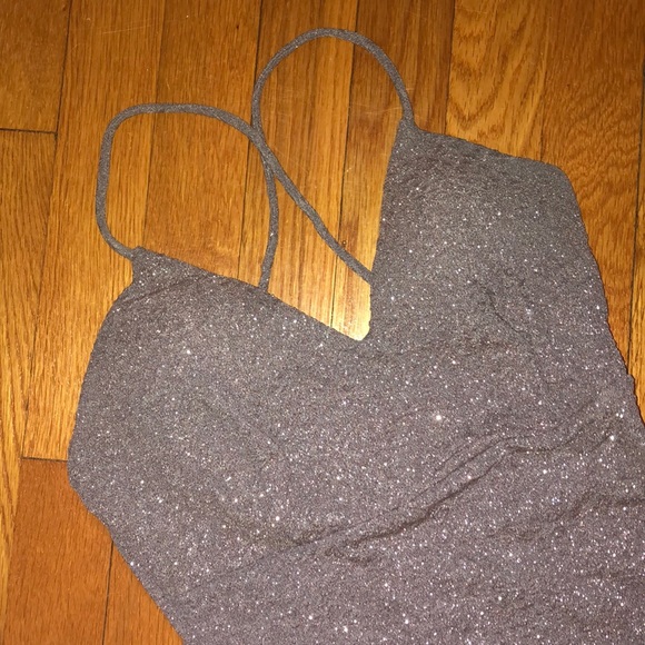 Gray sparkly dress - Picture 3 of 4